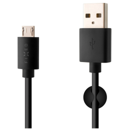 Kabel do ładowania i przesyłania danych FIXED Datový a nabíjecí kabel FIXED USB/micro USB czarny černá