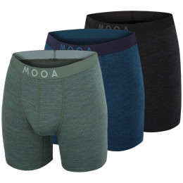 Męskie bokserki MOOA MerinoSilk 6in 3-pack