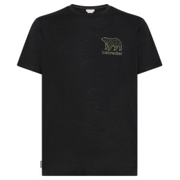 Męska koszulka Icebreaker M 150 Tech Lite SS Tee Forest Footsc czarny Black