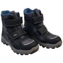 Dziecięce buty zimowe IMAC Husky Nero/Avio czarny/szary NERO/AVIO