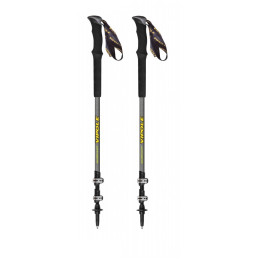 Kije trekkingowe Vipole Base Camp Ql Mid Green Dlx zarys