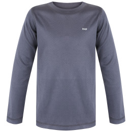 Dziecięca koszulka termiczna Loap Pirru czarny Tap Shoe Melange | Gray