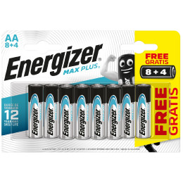 Baterie Energizer Max Plus AA/12 8+4 (2021) srebrny