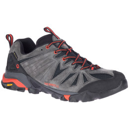 Męskie buty turystyczne Merrell Capra Gore-Tex szary/pomarańczowy Granite/Orange