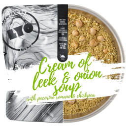 Suszona żywność Lyo food Cream of Leek & Onion Soup with Pecorino Romano and Chickpeas
