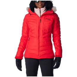 Kurtka zimowa damska Columbia Bird Mountain™ II Insulated Jacket czerwony Red Lily