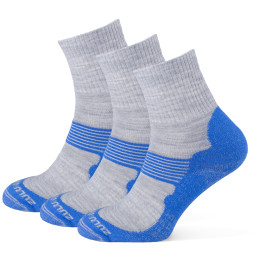 Skarpetki Zulu Merino Women 3-pack niebieski