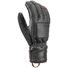 Rękawice narciarskie Leki Montera Prime czarny/brązowy black-dark brown