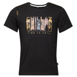 Koszulka męska Chillaz Time to Chill czarny black