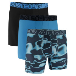 Męskie bokserki Under Armour UA Performance Tech Mesh - Novelity 6in 3PK