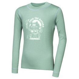 Dziecięca koszulka Sensor Merino DF Planet Basil Green jasnozielony Basil Green