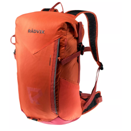 Plecak rowerowy Radvik Norsebag 20 L pomarańczowy Tangerine Tango/Phantom