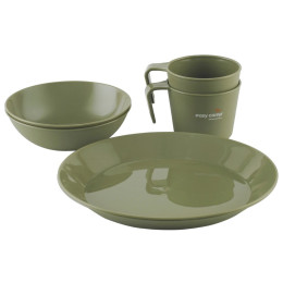 Zestaw naczyń turystycznych Easy Camp Moss 2 Dine Set zielony