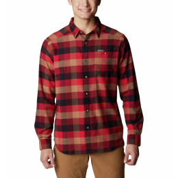 Koszula męska Columbia Cornell Woods™ Flannel Long Sleeve Shirt 2022 czerwony Red Jasper Buffalo Check