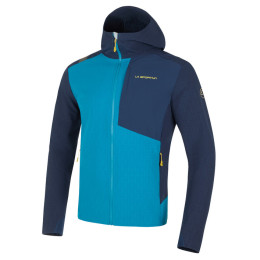 Kurtka męska La Sportiva Descender Storm Jkt M (2023) niebieski/jasnoniebieski Crystal/Night Blue