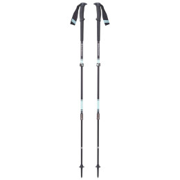 Kije trekkingowe dla kobiet Black Diamond W's Trail Pro czarny/niebieski Aegean