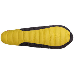 Śpiwór puchowy Warmpeace Viking 1200 170 cm żółty/czarny Yellow/Gray/Black