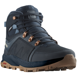 Buty zimowe damskie Salomon Outchill Thinsulate Climasalomon niebieski Carbon / Carbon / Bering Sea