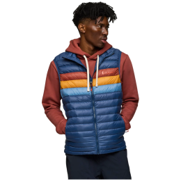 Kamizelka puchowa męska Cotopaxi M'S Fuego Down Vest ciemnoniebieski Deep Sea Stripes