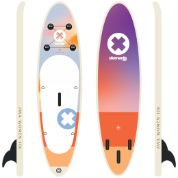 Paddleboard Elements Gear JAVA 106 women allround fioletowy/pomarańczowy multicolor