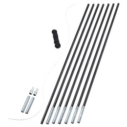 Pręty Easy Camp Pole DIY Set 12.5 mm czarny Black