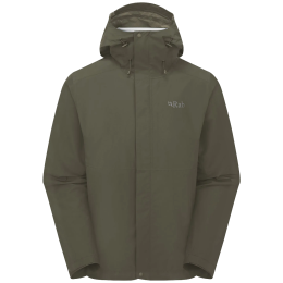 Kurtka męska Rab Downpour Jacket zielony