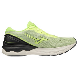 Buty do biegania dla mężczyzn Mizuno Wave Skyrise 3 zielony Neo Lime/Ebony/Snow White