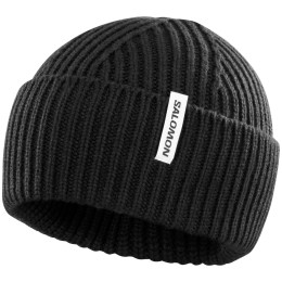 Czapka Salomon Snowbird Beanie U czarny DEEP BLACK