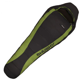 Śpiwór puchowy Husky Dinis -10°C (2017) czarny/zielony