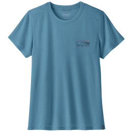 Koszulka damska Patagonia Women's Capilene® Cool Trail Shirt - Stratapeaks niebieski Shore Blue