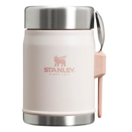 Termos obiadowy Stanley z łyżką/widelcem 400ml różowy Rose Quartz