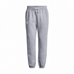 Damskie spodnie dresowe Under Armour Essential Fleece Joggers jasnoszary