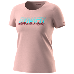 Koszulka damska Dynafit Graphic Co W S/S Tee beżowy pale rose/RANGE