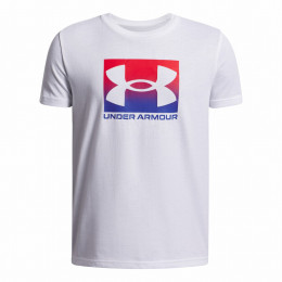 T-shirt dziecięcy Under Armour B BOXED SPORTS UPDATE SS biały White