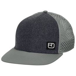 Czapka z daszkiem Ortovox Logo Air Trucker Cap szary/zielony Green Sage
