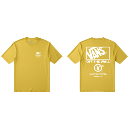 Koszulka męska Vans Stacked Hi SS Tee żółty Dusty Gold