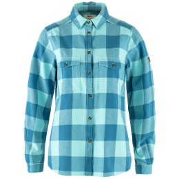 Koszula damska Fjällräven Övik Heavy Flannel Shirt W niebieski Dawn Blue-Breeze Blue