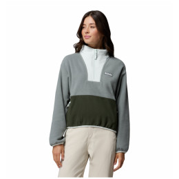 Bluza damska Columbia Sequoia Grove™ Ii Half Zip Fleece szary Sedona Sage, Greenscape, Tea Light