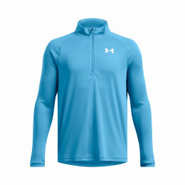 Dziecięca koszulka Under Armour Tech 2.0 1/2 Zip-BLU jasnoniebieski Blue