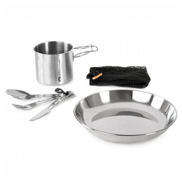 Zastawa stołowa GSI Outdoors Glacier Stainless 1 Person Set