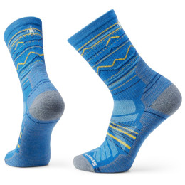 Skarpetki Smartwool Hike Light Cushion Mountain Range Pattern Crew Socks niebieski/jasnoniebieski Laguna Blue