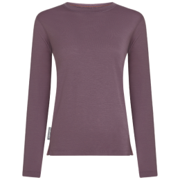 Damska koszulka Icebreaker W Mer 150 Ace LS Tee fioletowy/szary Grey Plum