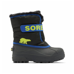 Dziecięce buty zimowe Sorel Snow Commander™ Black czarny/niebieski