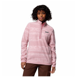 Bluza damska Columbia Benton Springs™ Printed Half Snap różowy Eraser Pink Deschutes Days