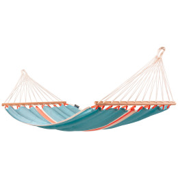 Hamak z drążkami La Siesta Fruta Single niebieski Curacao