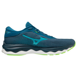 Buty do biegania dla mężczyzn Mizuno Wave Sky 5 niebieski Moroccan Blue/Peacock Blue/Green Gecko
