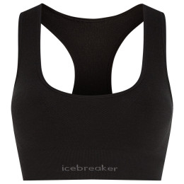 Biustonosz Icebreaker Women Merino Blend 260 ZoneKnit™ Seamless Bra czarny Black