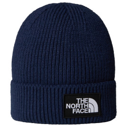 Męska czapka The North Face Tnf Logo Box Cuffed Beanie ciemnoniebieski Summit Navy
