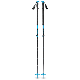 Kije skiturowe Black Diamond Expedition Ski Poles niebieski/czarny Desert Sky