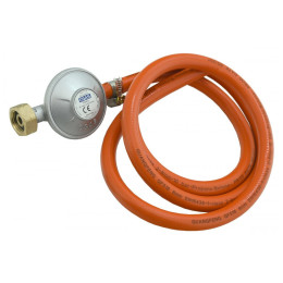 Regulator gazu Cattara 30 mbar - zestaw z wężem 1,5 m